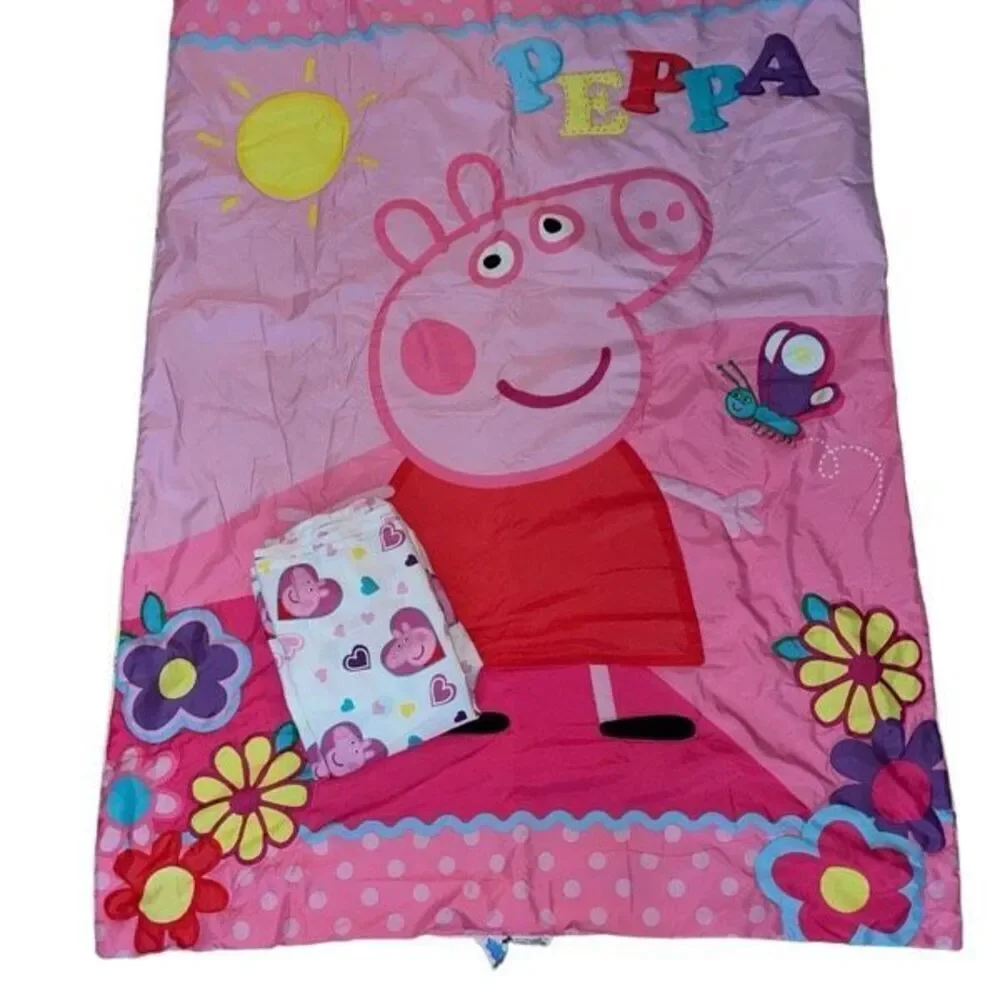 Pepper Pig Girls Toddlers Crib‎ Bedding Blanket Flat & Fitted Sheets Pink Floral